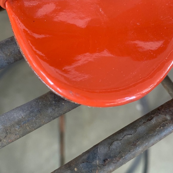 Kate Spade Flamenco Bow Patent Leather Ankle Strap Sandals in Dried Apricot 6.5B - Picture 6 of 16